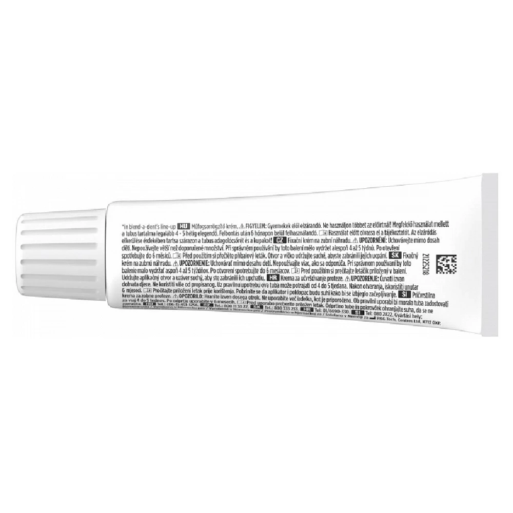 Blend-a-dent Plus, pričvrstilna krema za zobne proteze - dvojna moč